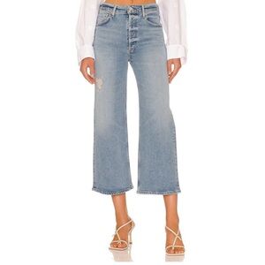 Citizens Of Humanity Sacha High Rise Wide Leg in Semi Tropic Size 32